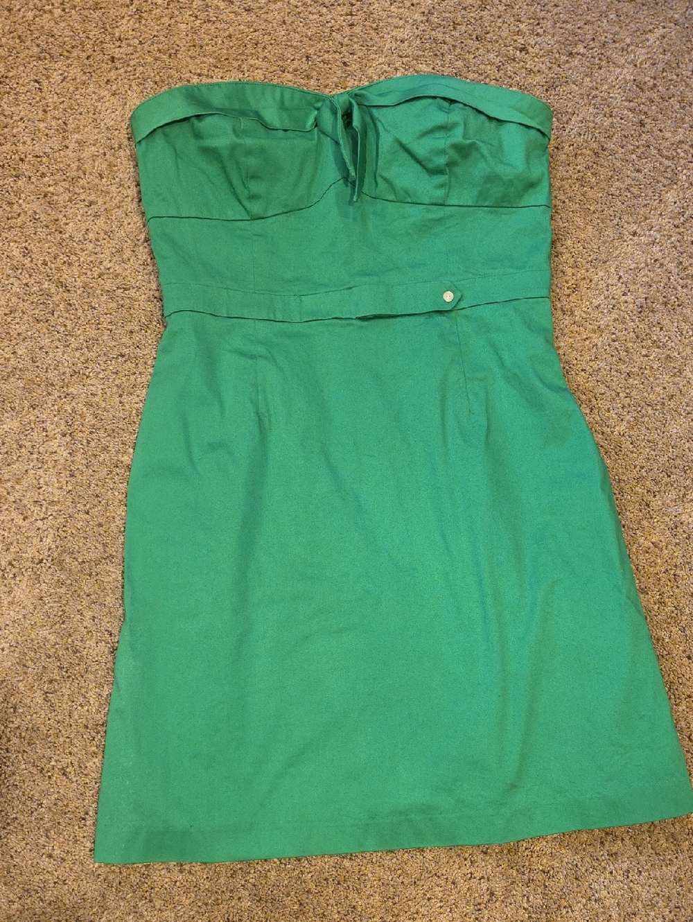 Daniel Cremieux Strapless Emerald Green Dress